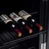 Wine Cooler Countertop Freestanding Wine Cellars Champagne Chiller Digital Temperature Control UV-Protective 24 Standard Bottle