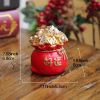 1pc Resin Wealth Tree Ornaments (2.68"×2.17"1.97"); Treasure Basin; Home Decorations; Holiday Gifts