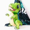 1pc Large 4D Dinosaur Foil Balloons Green Dinosaur Standing Dragon Birthday Party Decorations Kids Supplies Boy Toys Air Globos