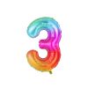 40inch New Rainbow Number Foil Balloons Happy Birthday Wedding Party Decoration Adult Colorful Unicorn Globos Kids Gift