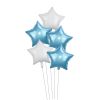 5Pcs 18inch Gold Silver Foil Star Balloon Wedding Balloons Decoration Baby Shower Children's Kids Birthday Party Balloons Globos