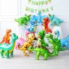 1pc Large 4D Dinosaur Foil Balloons Green Dinosaur Standing Dragon Birthday Party Decorations Kids Supplies Boy Toys Air Globos