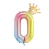 1set 32inch Number Foil Balloons 1 2 3 4 5 6 Years Old Kid Boys Girls Crown Happy Birthday Balloon Baby Shower Decor Supplies