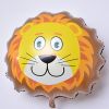 6pcs/lot Mini animal head Foil Balloons inflatable air balloon happy birthday party decorations kids baby shower party supplies