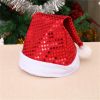 Christmas Shining Sequin Hats for Adults and Kids Christmas Santa Hat Cap for New Year Festival Holiday Party Decoration Gifts