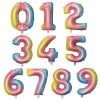 32 Inch Big Foil Birthday Balloons Number Balloon Figures Happy Birthday Party Decorations Kid Baloon Birthday Air Globos