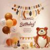 91X67cm Big Bear Foil Balloon Large Size Love Heart Wedding Decoration For Kids Birthday Party Decor Helium Globos Baby Shower