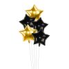 5Pcs 18inch Gold Silver Foil Star Balloon Wedding Balloons Decoration Baby Shower Children's Kids Birthday Party Balloons Globos