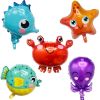 1pcs Under Sea Animal Cute Fish Balloon Crab/Starfish/Octopus Balloons Sea Party Theme Kid Birthday Decor