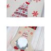 Christmas Stockings 19" Xmas Plaid Gnome Santa Stocking for Home Party Decoration