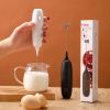 Electric Milk Frother Handheld Egg Beater Coffee Frother Electric Stirrer - Matcha Whisk & Drink Mixer Handheld - Hand Held Milk Frother & Electric Wh