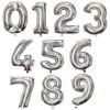 32 Inch Big Foil Birthday Balloons Number Balloon Figures Happy Birthday Party Decorations Kid Baloon Birthday Air Globos