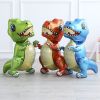 1pcs 3D Giant Assemble Dinosaur Foil Balloon Animal Balloons Childrens Dinosaur Birthday Party Decorations Balloon Kids Toys