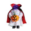 Halloween Headless Doll Halloween Gnome with Pumpkin and Vampires Cloak for Halloween Decorations