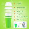 TIK TOK Quick Frozen Magic Cup Double Layers Slushie Cup DIY Homemade Squeeze Icy Cup Fasting Cooling Make And Serve Slushy Cup For Milk Shake Smoothi